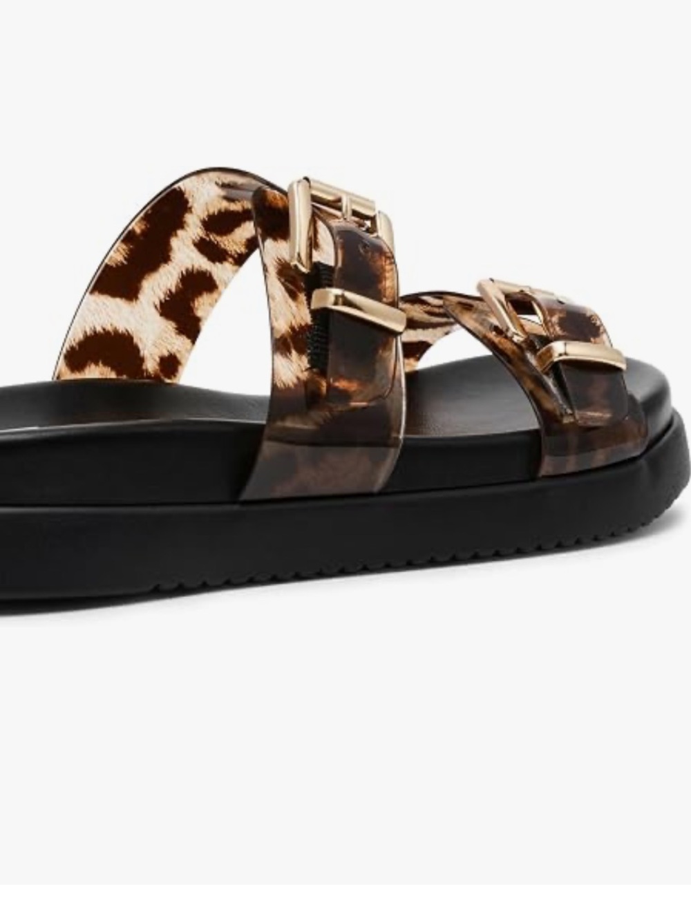 DOLCE VITA leopard print summer sandals sz 8 - Picture 5 of 5